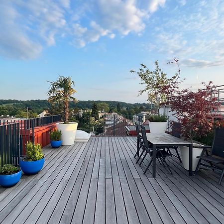 Grosszuegiges Dachterrassen-Appartment Mit Klimaanlage Und Wunderbarem Ausblick Wien Exterior foto