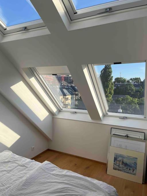 Grosszuegiges Dachterrassen-Appartment Mit Klimaanlage Und Wunderbarem Ausblick Wien Exterior foto