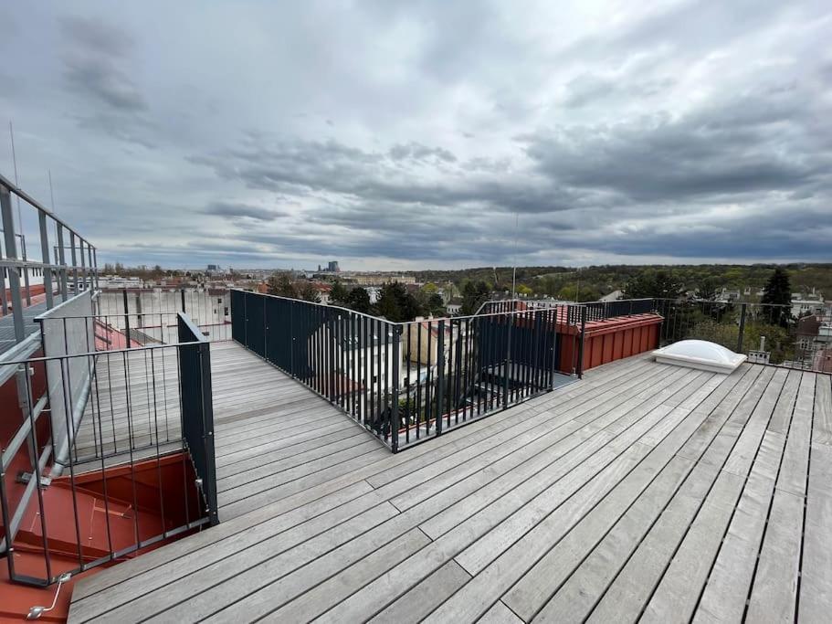 Grosszuegiges Dachterrassen-Appartment Mit Klimaanlage Und Wunderbarem Ausblick Wien Exterior foto